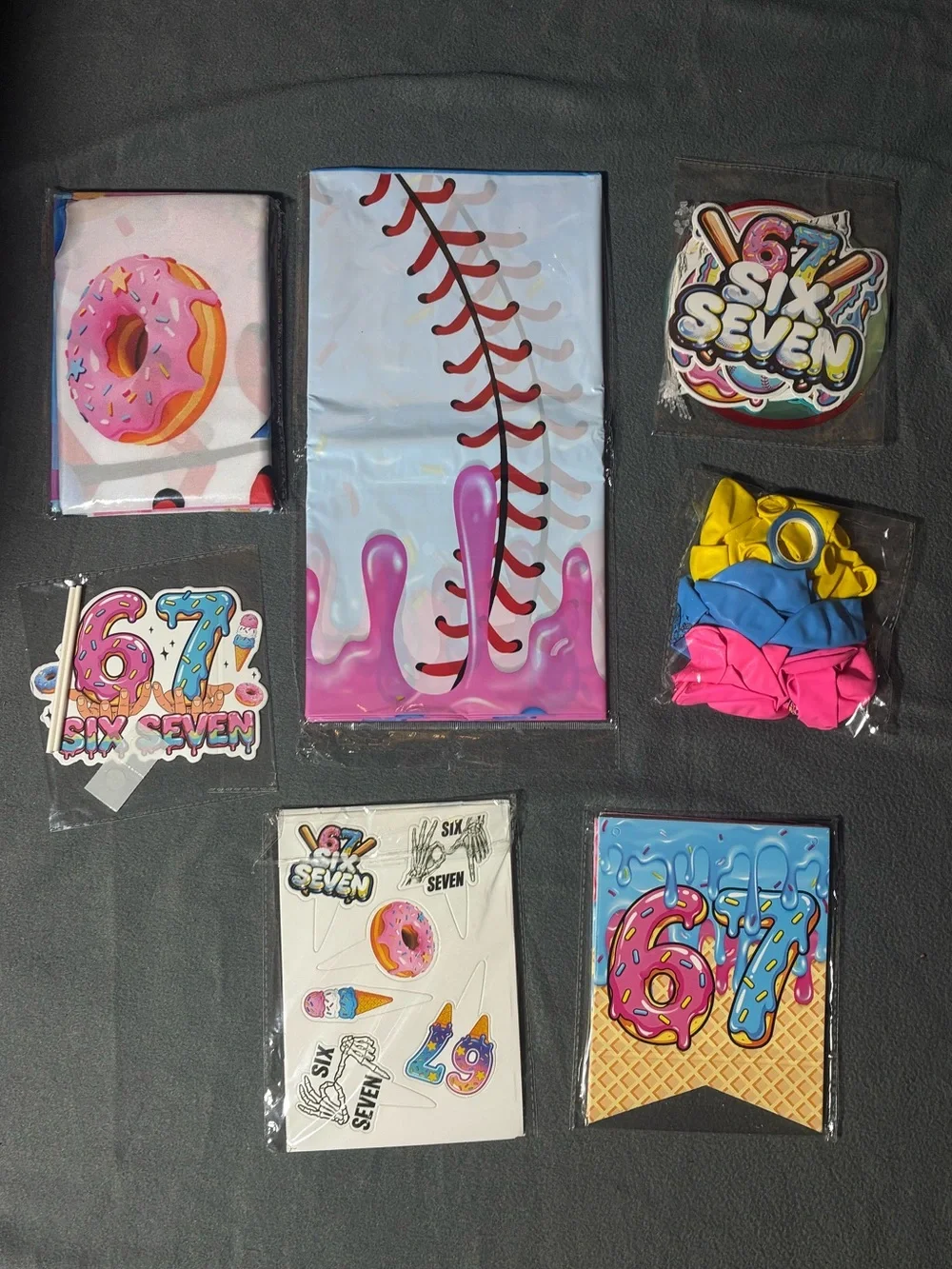 NEW 6-7 Birthday Party Supplies